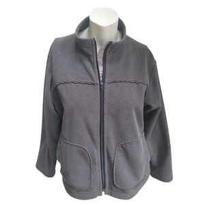Patagonia Synchilla Fleece Jacket Full Zip Gray Womens Large